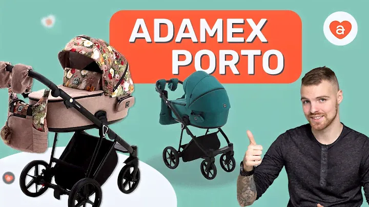 Adamex Porto детская коляска 2 в 1. Видео обзор коляски Адамекс Порто новинка 2021