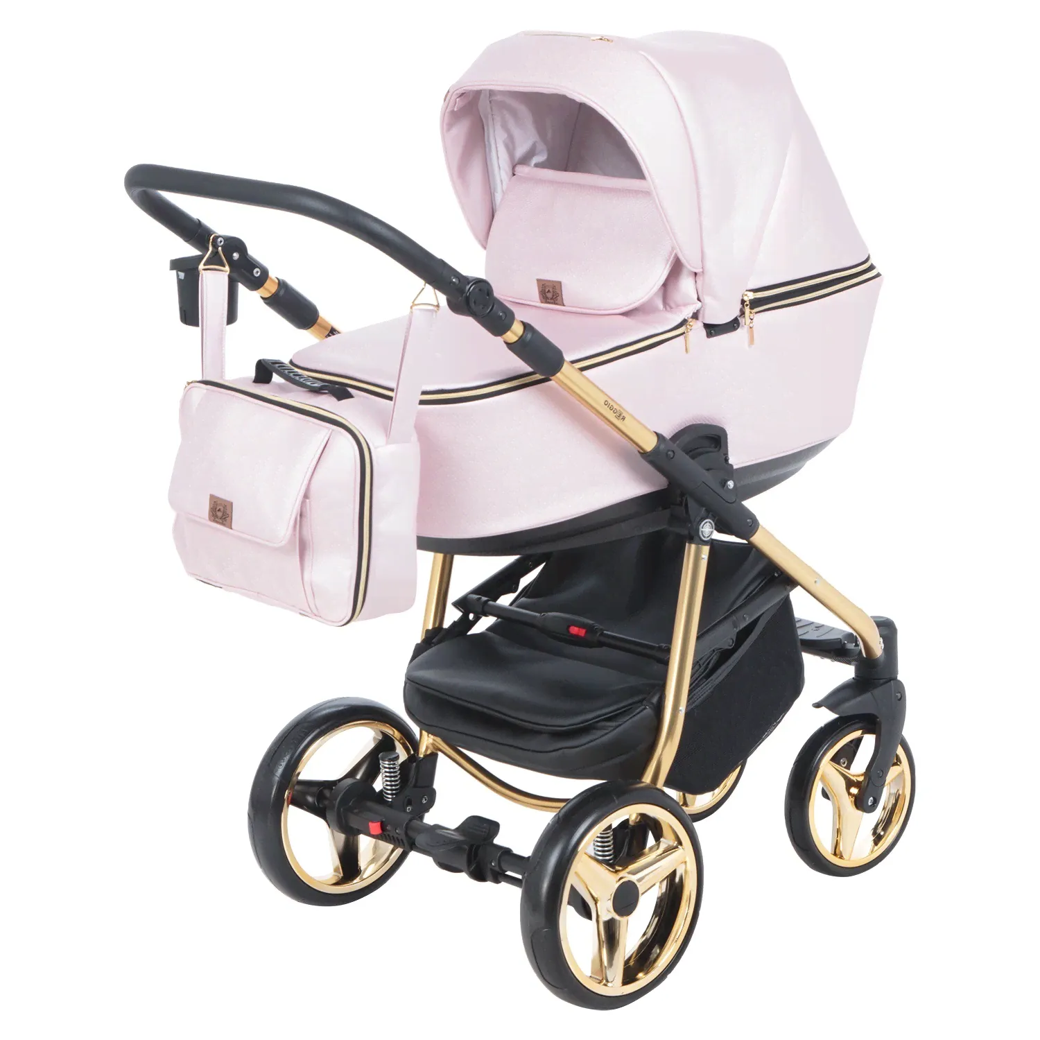 Adamex Reggio SHINE (Эко-кожа) Y-222 (3в1) Перламутровый Розовый
