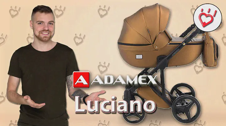 Детская коляска Adamex Luciano. Видео обзор коляска 2 в 1 Адамекс Лучиано